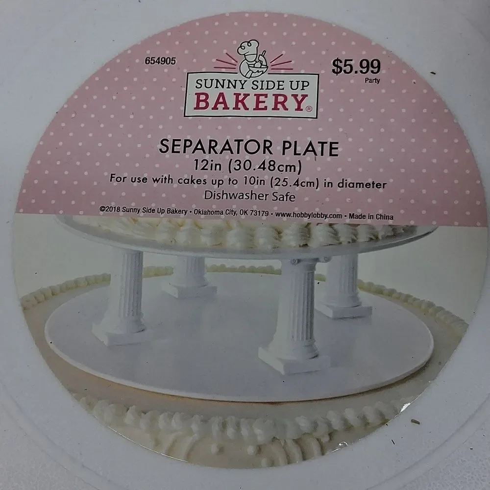 Bundle‎ Cake separator plates, pillars, pans  for Weddings, & special events